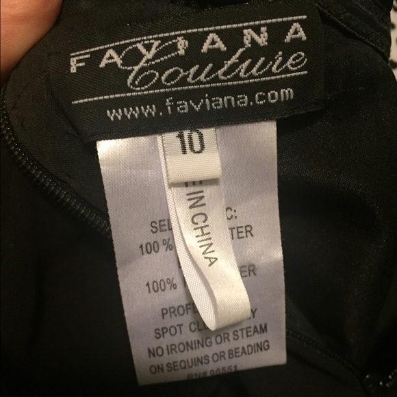 🔹SOLD🔹FAVIANA COUTURE 6428 Formal Gown - Picture 4 of 4