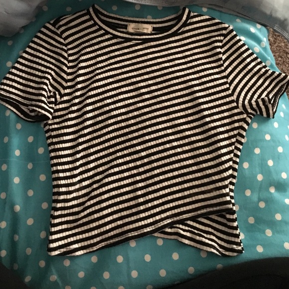 Urban Outfitters Striped Crop Top