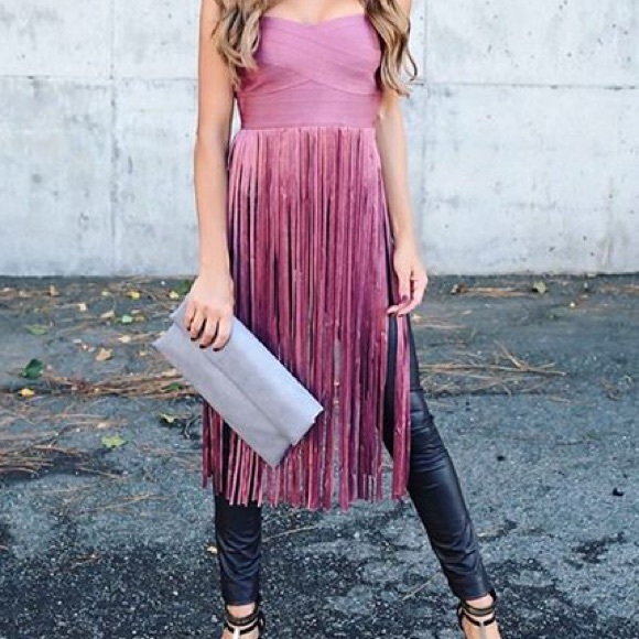 STUNNING Bandage Fringe Top!