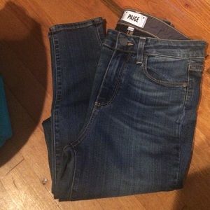 Paige high rise ultra skinny size 27