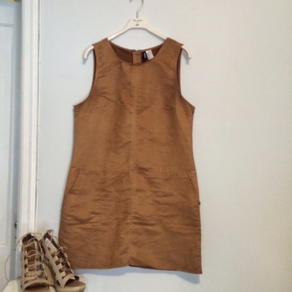 Faux suede dress (NWOT)