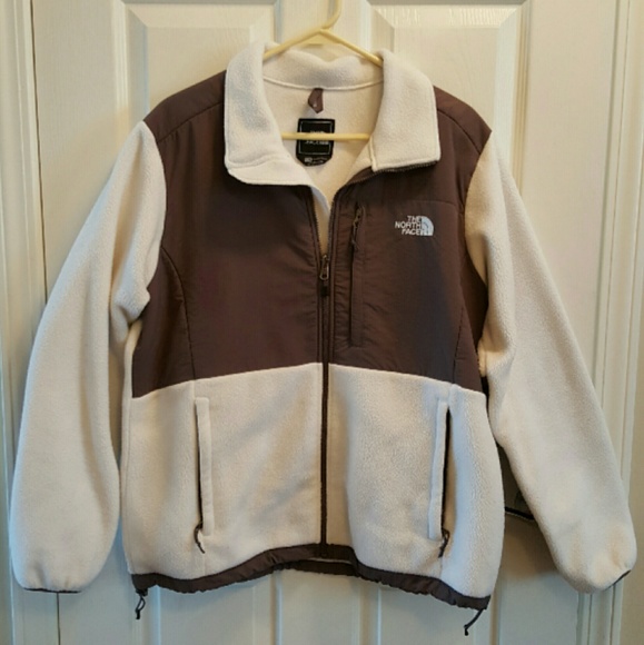 The north Face white/grey denali