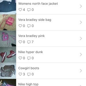 Vera Bradley, Nike, north face, ugg and more