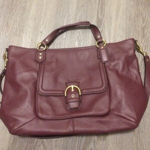 Brand New Burgundy Coach Purse.