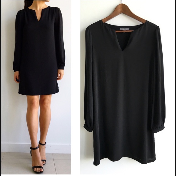 black blouse dress