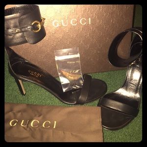 Gucci Ankle-strap Leather Sandal