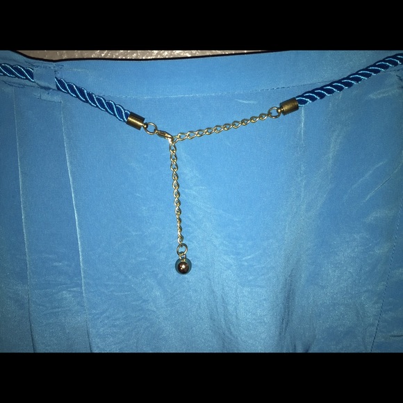 Blue mini H&M skirt. - Picture 3 of 3