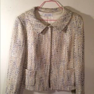 Sparkle Tweed Dress Jacket