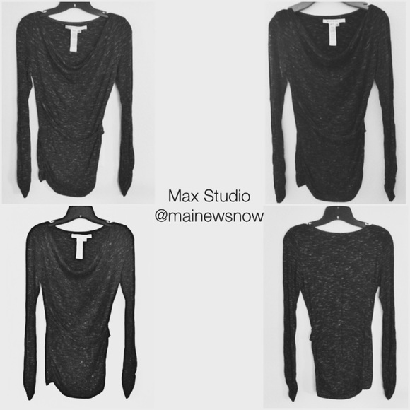 Max Studio Brand: Long Sleeve, Fitted Shirt, SM