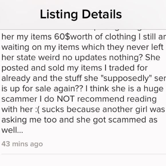 Scammer alert!!! Do not trade or buy from her!!! - Picture 4 of 4