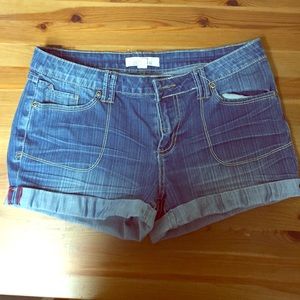 Denim shorts