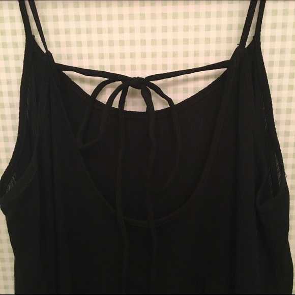 NWOT Black Swing Dress, Tie In Back