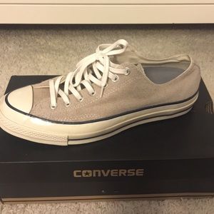 CUSTOM CONVERSE UNISEX GREY SUADE
