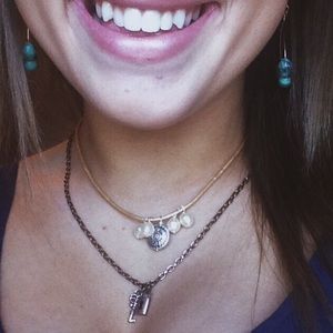 GOLD CHOKER KEY NECKALACE