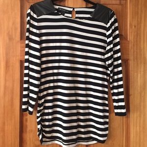 Black and White striped top!