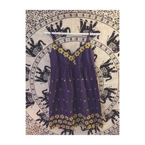 Purple and gold summer/spring dress