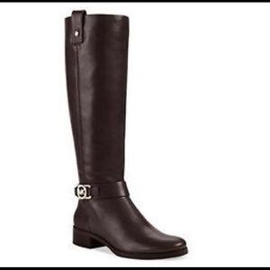 Michael Kors brown riding boots