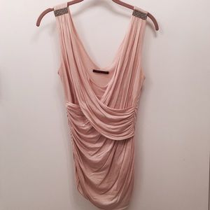 Draped Cream Jewel Top by Velvet
