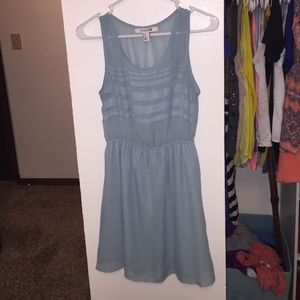 Light blue sleeveless dress