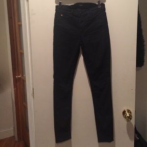 Hudson super skinny dark indigo denim
