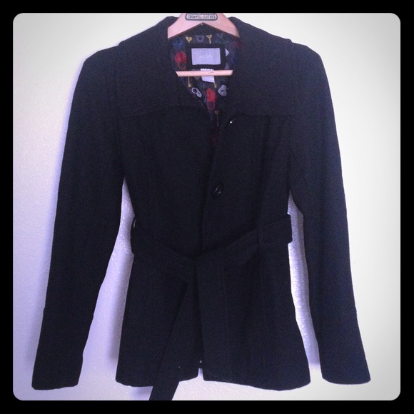 Black Delia's Peacoat