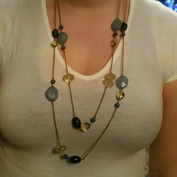 One long necklace