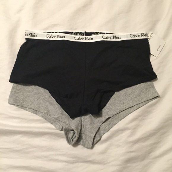 2 Pairs Calvin Klein underwear (boyshorts)