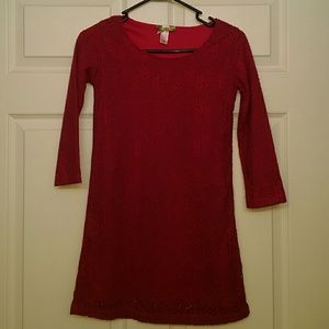 Down east girl red lace dress