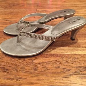 Women's Silver Mixit heels