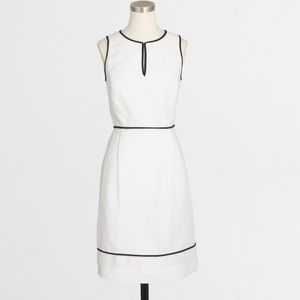 J Crew Factory white linen dress