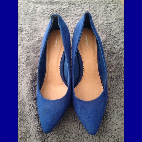 Blue heels