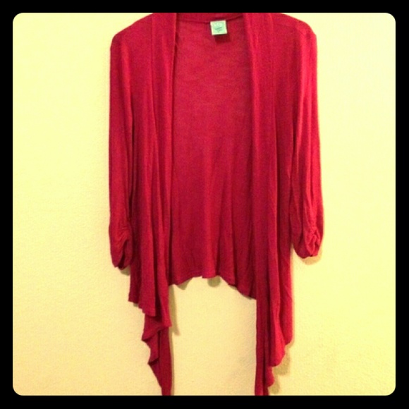 Dark pink cardigan