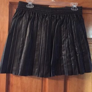 100% leather skirt