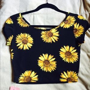 Daisy Crop Top in the size Small