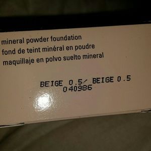 Mary kay mineral powder foundation.
