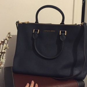 NWOT Michael Kors Navy Bag