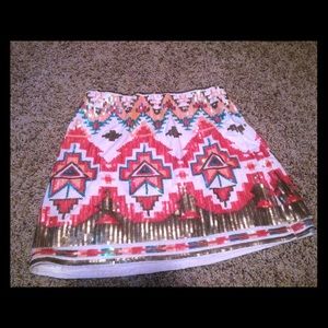 sequenced skirt