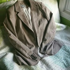 H&M blazer size 6 tan