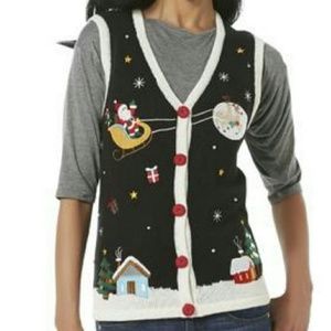 Ugly Christmas sweater vest