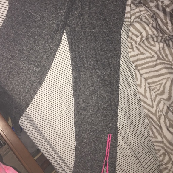 Motorcycle zipper joggers