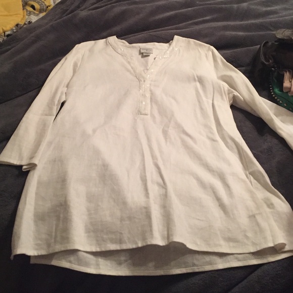 Long sleeve white shirt