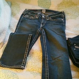 Women's True religion jeans. Dark blue. Size 28