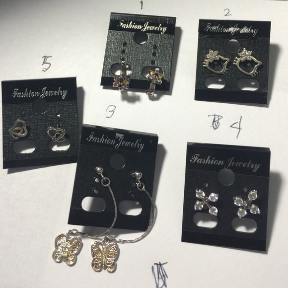 925 Italy silver earrings