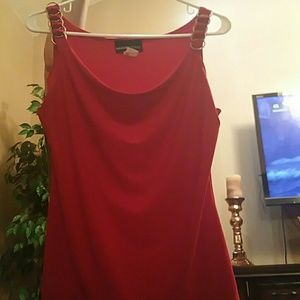 Red Business Tank top