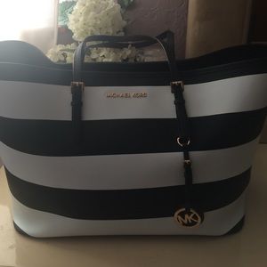 Michael Kors Striped Tote