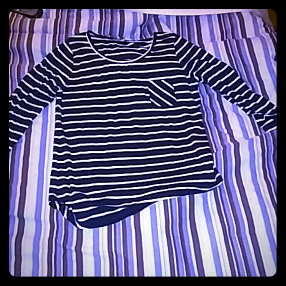 Long sleeve striped shirt