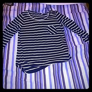 Long sleeve striped shirt