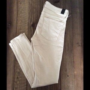Tan skinny jeans
