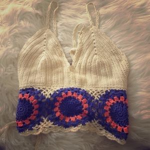 Knit halter