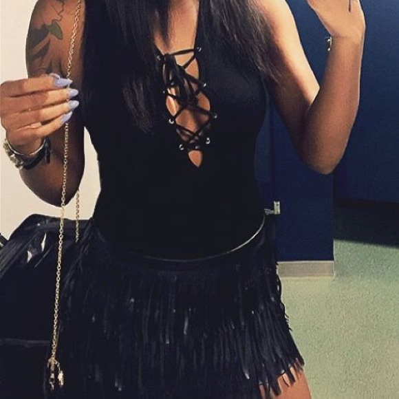 Fringe skirt